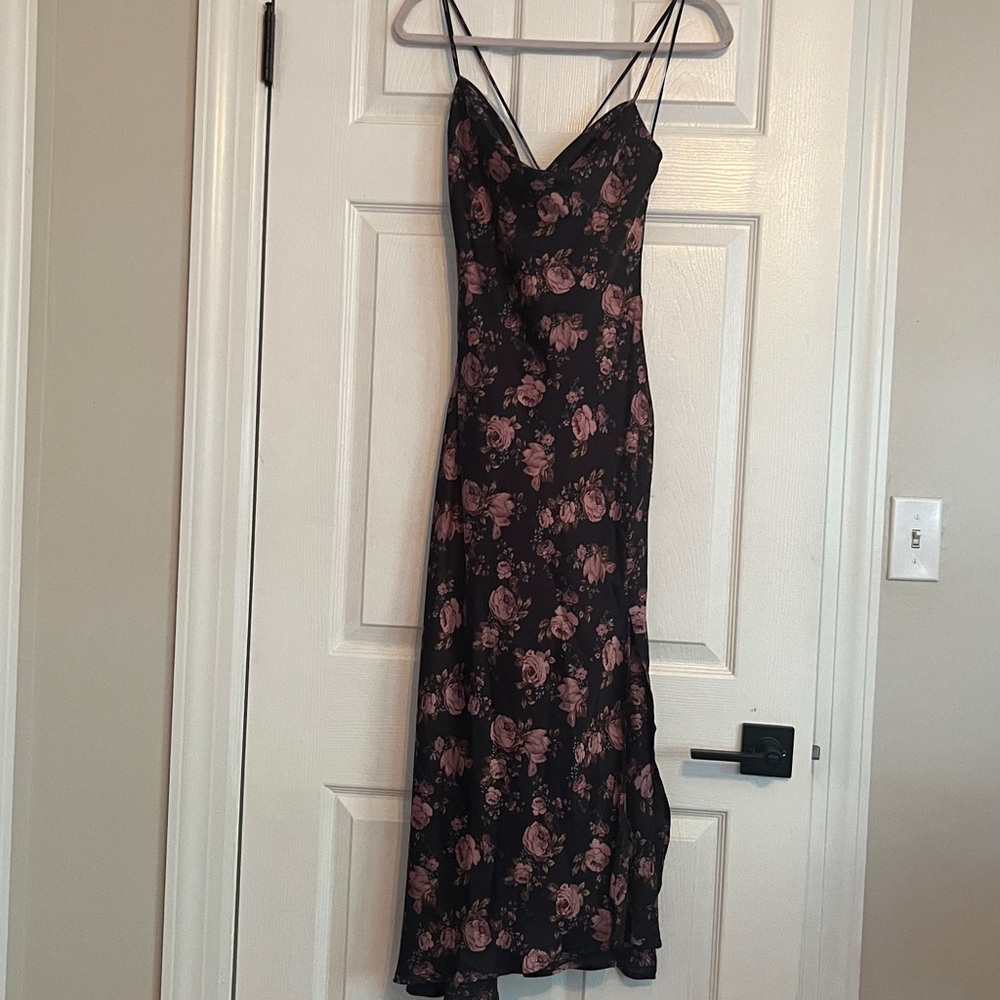 Floral Spaghetti Strap Dress